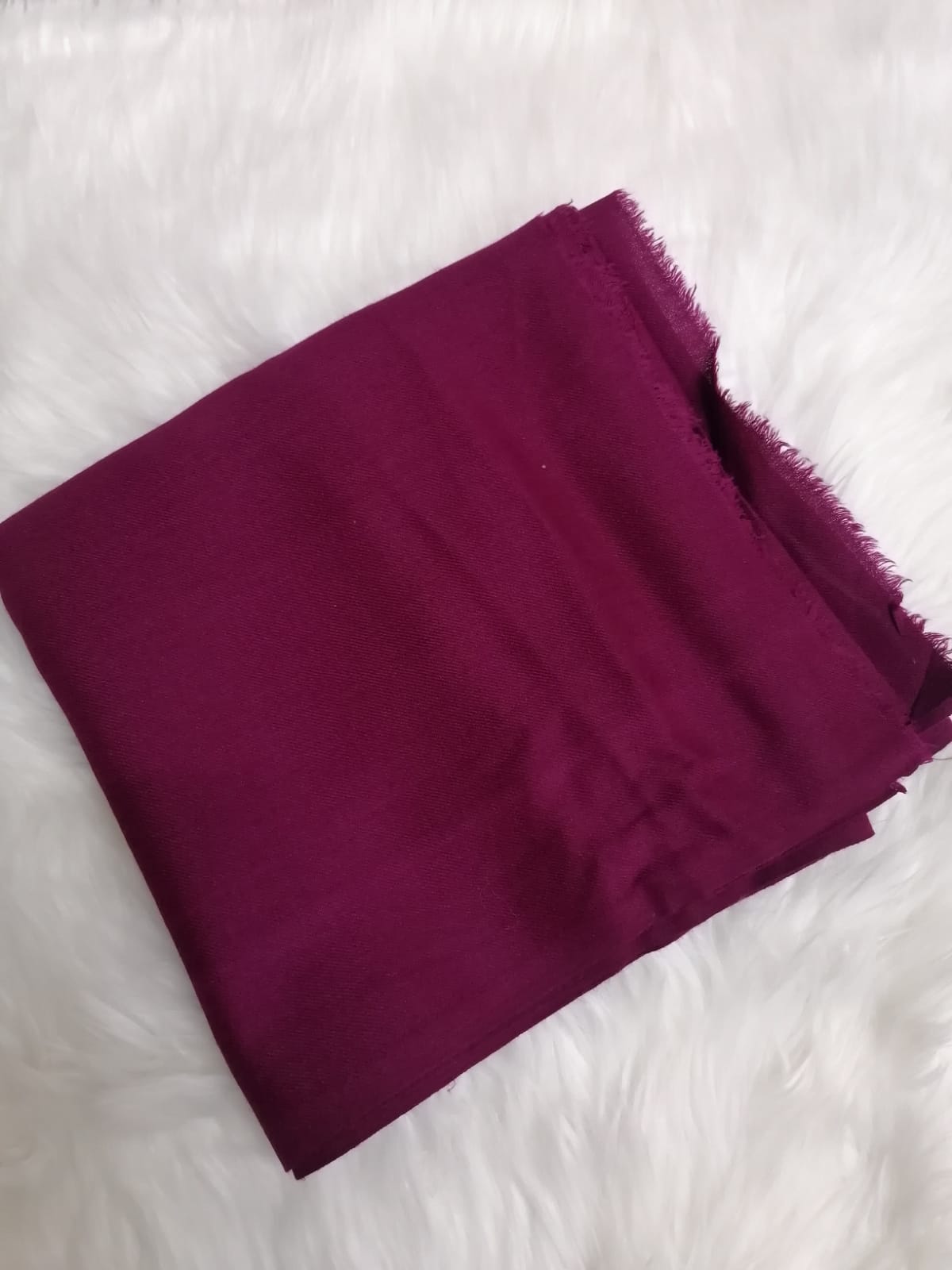 plain winter shawl- Pink Color