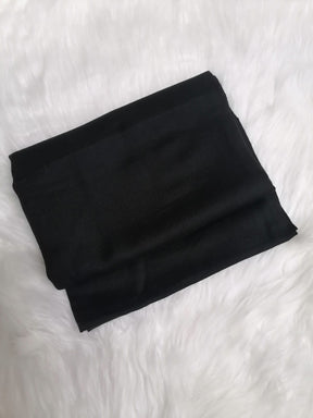 plain winter shawl-Black Color